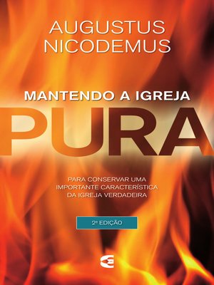 cover image of Mantendo a igreja pura